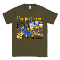 Army Green i'm just here for the snacks #volleyball brother Classic Tee - Zillion Design Studio