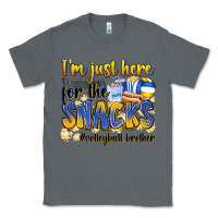 Charcoal Heather i'm just here for the snacks #volleyball brother Classic Tee - Zillion Design Studio