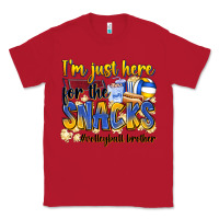Red i'm just here for the snacks #volleyball brother Classic Tee - Zillion Design Studio