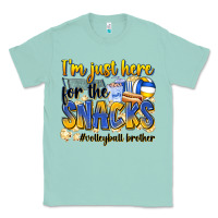 Seafoam i'm just here for the snacks #volleyball brother Classic Tee - Zillion Design Studio