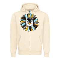 Sandshell penguin sunflower Zipper Hoodie - RanaPortraitStore