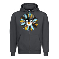 Smoke penguin sunflower Zipper Hoodie - RanaPortraitStore