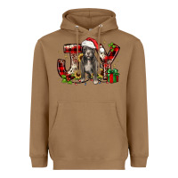 Toasted Coconut Christmas joy pitbull Heavyweight Hoodie - JahusDesignShop