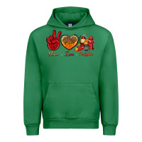 Emerald peace love firefighter Urban Hoodie - NancyCooperArtShop