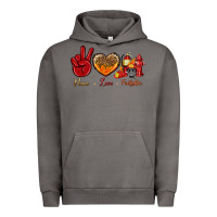 Pigment Tornado peace love firefighter Urban Hoodie - NancyCooperArtShop