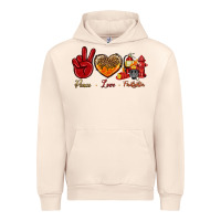 Sandshell peace love firefighter Urban Hoodie - NancyCooperArtShop