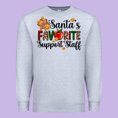 Santa's Favorite  Sport Staff Premium Sweatshirt Designed By Adodesignshop