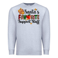 Heather Grey santa's favorite  sport staff Premium Sweatshirt - AdoDesignShop