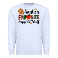 White santa's favorite  sport staff Premium Sweatshirt - AdoDesignShop