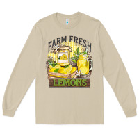Mushroom farm fresh lemons Long Sleeve Tee - Zillion Design Studio