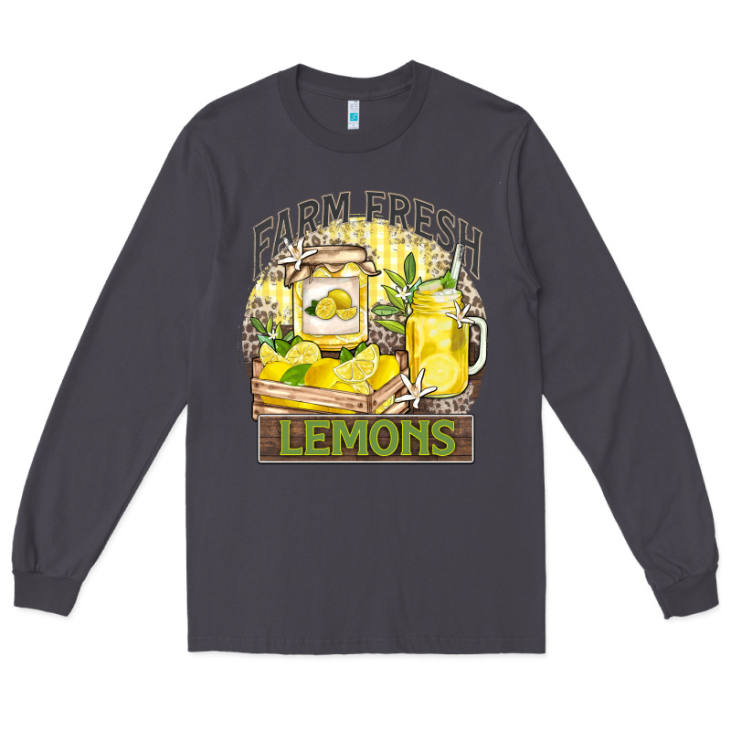 Farm Fresh Lemons Long Sleeve Tee by Zillion Design Studio | Teevron