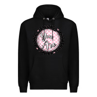 Black you are strong Premium Hoodie - MaliasSmallBusiness