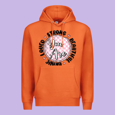 You Are Strong Premium Hoodie Designed By Maliassmallbusiness