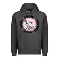 Charcoal Heather you are strong Premium Hoodie - MaliasSmallBusiness