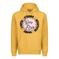 Mustard you are strong Premium Hoodie - MaliasSmallBusiness