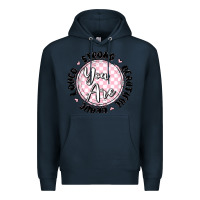 Navy you are strong Premium Hoodie - MaliasSmallBusiness