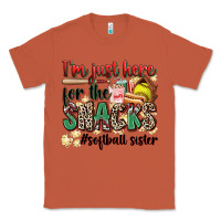 Copper i'm just here for the snacks #softball sister Classic Tee - Zillion Design Studio