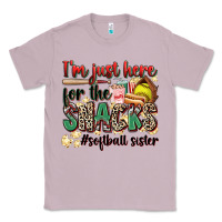 Lilac i'm just here for the snacks #softball sister Classic Tee - Zillion Design Studio