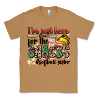 Toasted Coconut i'm just here for the snacks #softball sister Classic Tee - Zillion Design Studio