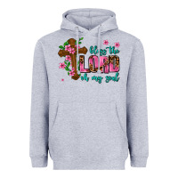 Heather Grey bless the lord oh my soul Heavyweight Hoodie - AdoDesignShop