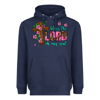 Navy bless the lord oh my soul Heavyweight Hoodie - AdoDesignShop