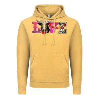 Vintage Mustard love with holstein cow Vintage Hoodie - AdoDesignShop