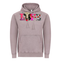 Vintage Zinc love with holstein cow Vintage Hoodie - AdoDesignShop