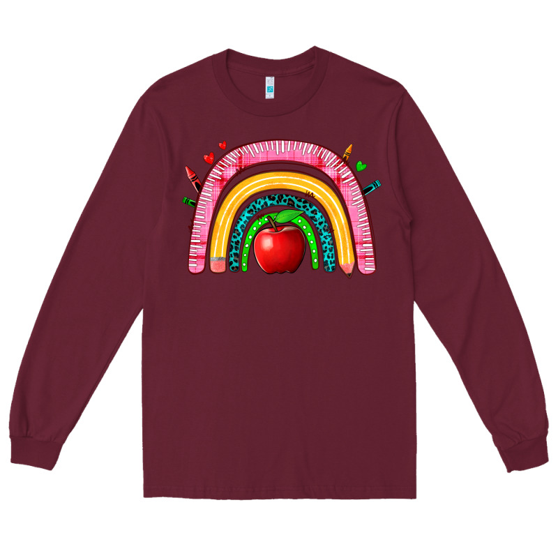 School Rainbow Long Sleeve Tee by Zillion Design Studio | Teevron