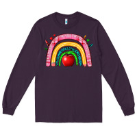 Plum school rainbow Long Sleeve Tee - Zillion Design Studio