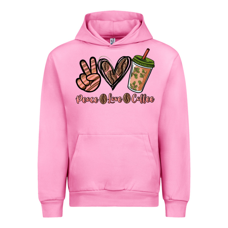 Peace Love Coffee Urban Hoodie by NancyCooperArtShop | Teevron