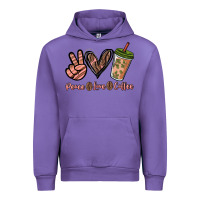 Tulip peace love coffee Urban Hoodie - NancyCooperArtShop