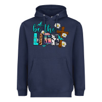 Navy be the light Heavyweight Hoodie - AdoDesignShop