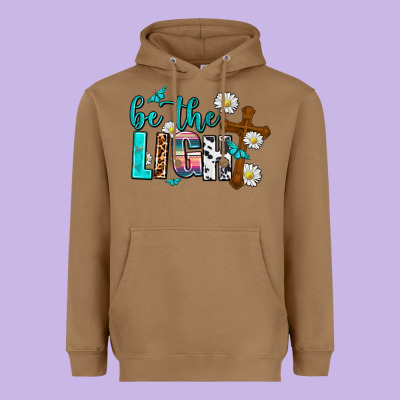 Be The Light Heavyweight Hoodie Designed By Adodesignshop