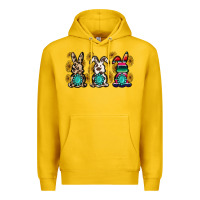 Lemon western bunny Premium Hoodie - MaliasSmallBusiness