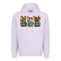 Lilac western bunny Premium Hoodie - MaliasSmallBusiness