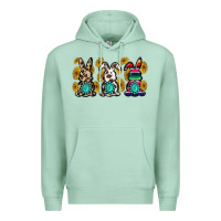 Western Bunny Premium Hoodie | Teevron