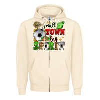 Sandshell small town big spirit soccer Zipper Hoodie - Zillion Design Studio