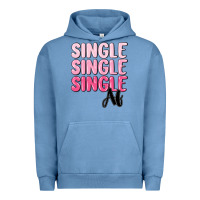 Pigment Pebble Blue single af Urban Hoodie - MaliasSmallBusiness
