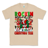 Mushroom Rockin Around The Christmas Tree Classic Tee - FaDigitalArtStudio