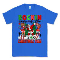 True Royal Rockin Around The Christmas Tree Classic Tee - FaDigitalArtStudio