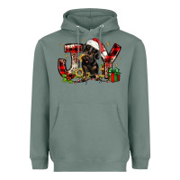 Sage christmas joy dachshund Heavyweight Hoodie - JahusDesignShop