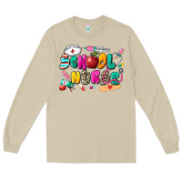 Mushroom school nurse Long Sleeve Tee - Zillion Design Studio