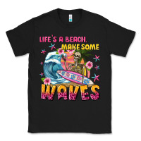Black lifes a beach make some waves Classic Tee - texasbilliewilder