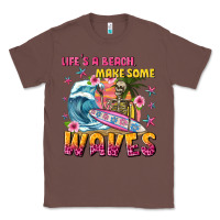 Chestnut lifes a beach make some waves Classic Tee - texasbilliewilder