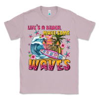 Lilac lifes a beach make some waves Classic Tee - texasbilliewilder