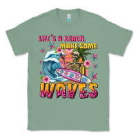 Sage lifes a beach make some waves Classic Tee - texasbilliewilder