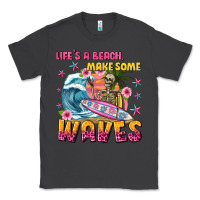 Smoke lifes a beach make some waves Classic Tee - texasbilliewilder