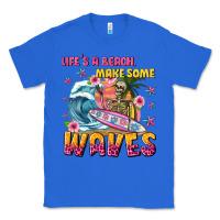 True Royal lifes a beach make some waves Classic Tee - texasbilliewilder