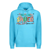 Ocean Blue his life saved my life Premium Hoodie - MaliasSmallBusiness
