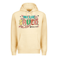 Pina Colada his life saved my life Premium Hoodie - MaliasSmallBusiness